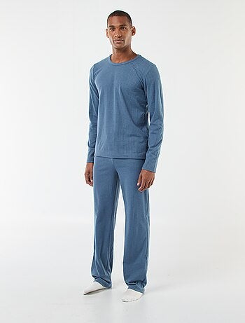 Conjunto de pijama largo de punto - 2 piezas