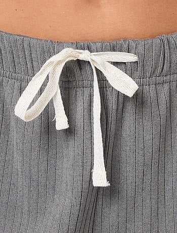 Conjunto de pijama largo de punto - 2 piezas