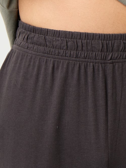 Conjunto de pijama largo de punto - 2 piezas - Kiabi Conjunto de pijama largo de punto - 2 piezas - Kiabi
