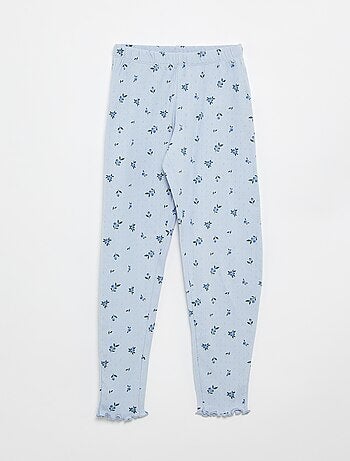 Conjunto de pijama largo de punto calado - 2 piezas