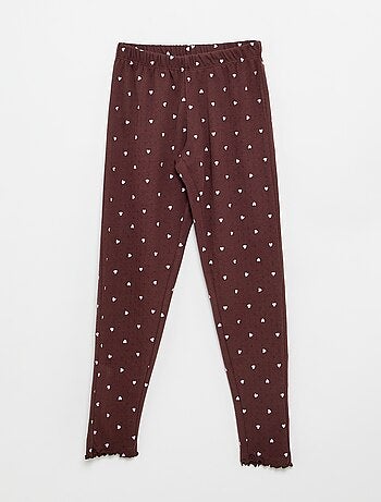 Conjunto de pijama largo de punto calado - 2 piezas