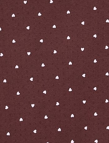 Conjunto de pijama largo de punto calado - 2 piezas