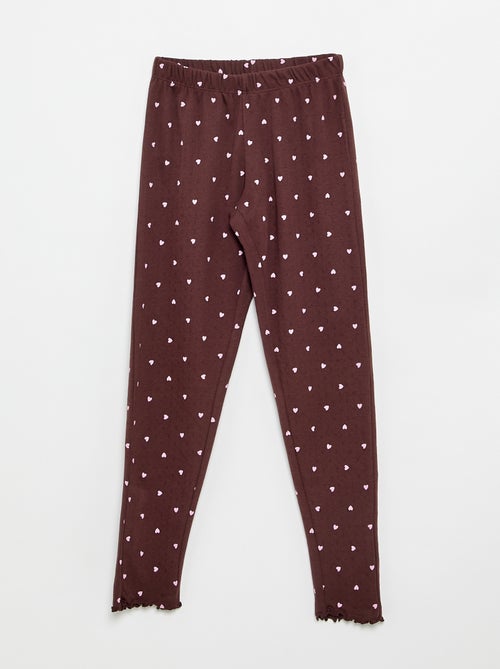 Conjunto de pijama largo de punto calado - 2 piezas - Kiabi Conjunto de pijama largo de punto calado - 2 piezas - Kiabi