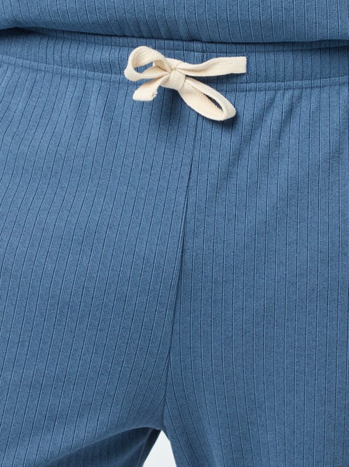 Conjunto de pijama largo de punto ultra suave - 2 piezas - Kiabi