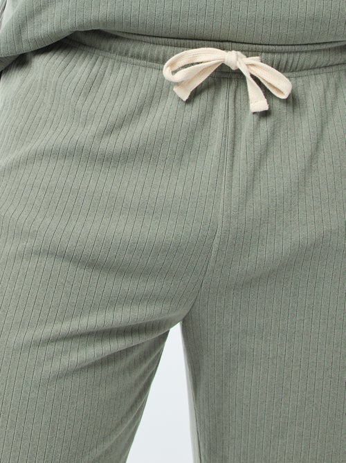 Conjunto de pijama largo de punto ultra suave - 2 piezas - Kiabi