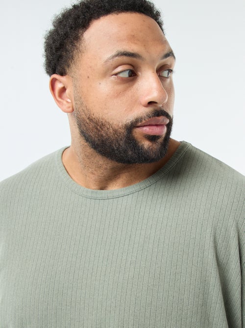 Conjunto de pijama largo de punto ultra suave - 2 piezas - Kiabi