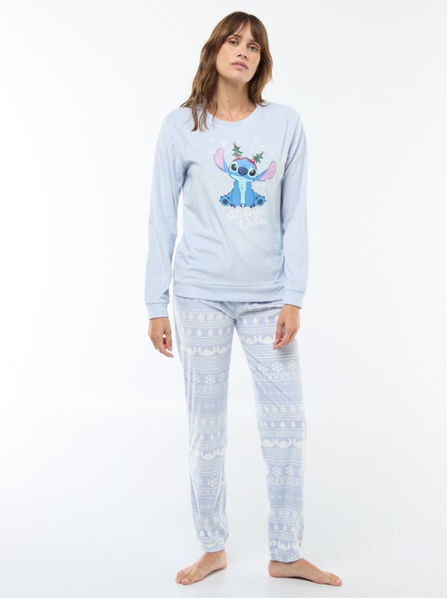 Conjunto de pijama largo de terciopelo 'Pampan' 'Disney' - 2 piezas - Kiabi