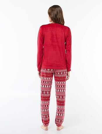 Conjunto de pijama largo de terciopelo 'Pampan' 'Disney' - 2 piezas