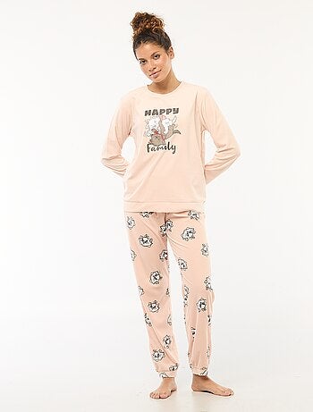 Conjunto de pijama largo de terciopelo 'Pampan' 'Disney' - 2 piezas