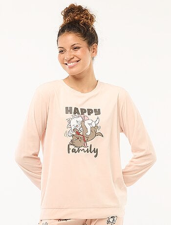 Conjunto de pijama largo de terciopelo 'Pampan' 'Disney' - 2 piezas