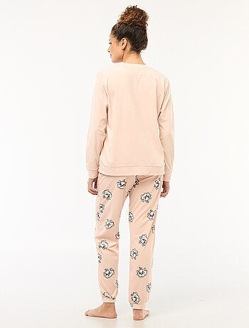 Conjunto de pijama largo de terciopelo 'Pampan' 'Disney' - 2 piezas