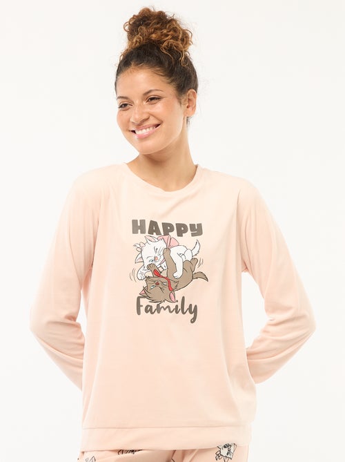 Conjunto de pijama largo de terciopelo 'Pampan' 'Disney' - 2 piezas - Kiabi