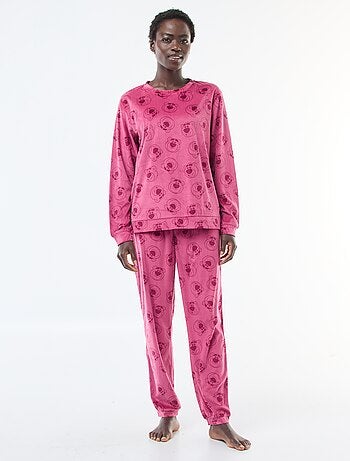 Conjunto de pijama largo de terciopelo 'Pampan' 'Disney' - 2 piezas