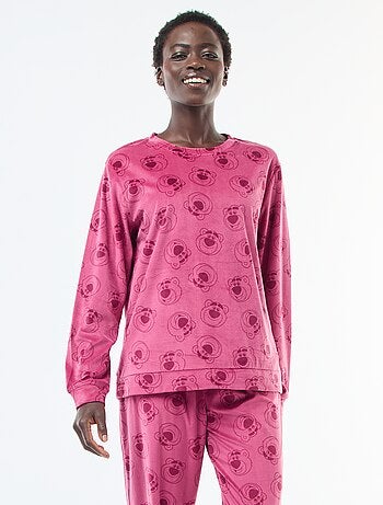 Conjunto de pijama largo de terciopelo 'Pampan' 'Disney' - 2 piezas