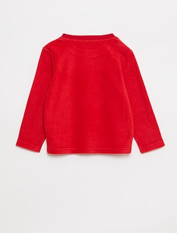 Conjunto de pijama largo en micropolar - 2 piezas