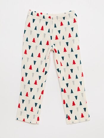 Conjunto de pijama largo en micropolar - 2 piezas