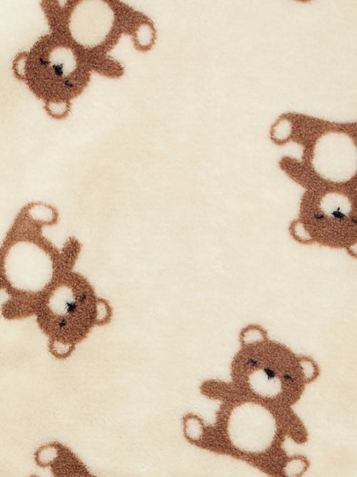 Conjunto de pijama largo en polar - 2 piezas - Kiabi