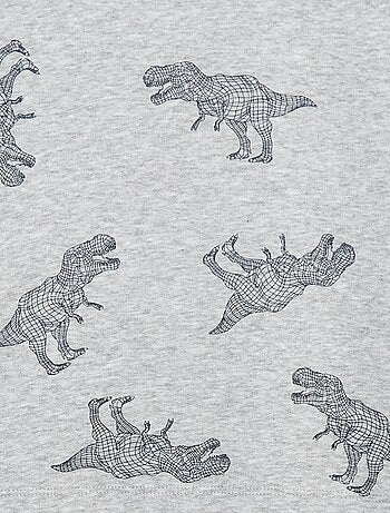 Conjunto de pijama largo estampado - 2 piezas