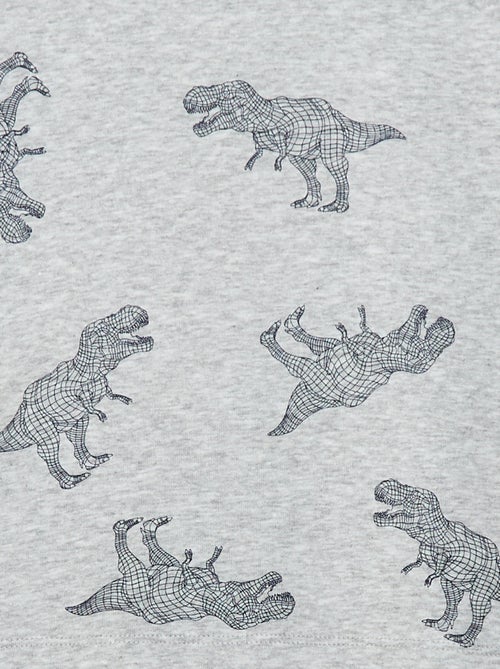 Conjunto de pijama largo estampado - 2 piezas - Kiabi Conjunto de pijama largo estampado - 2 piezas - Kiabi