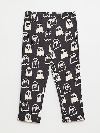 Conjunto de pijama largo estampado 'Halloween' - 2 piezas
