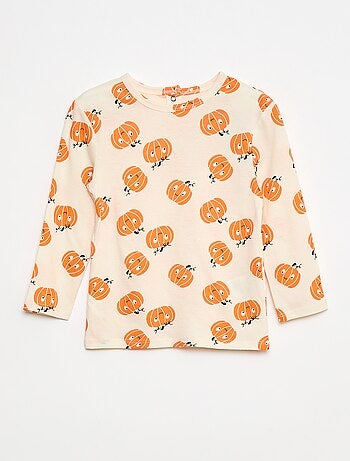 Conjunto de pijama largo estampado 'Halloween' - 2 piezas