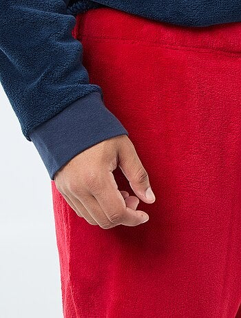 Conjunto de pijama largo estilo navideño - 2 piezas