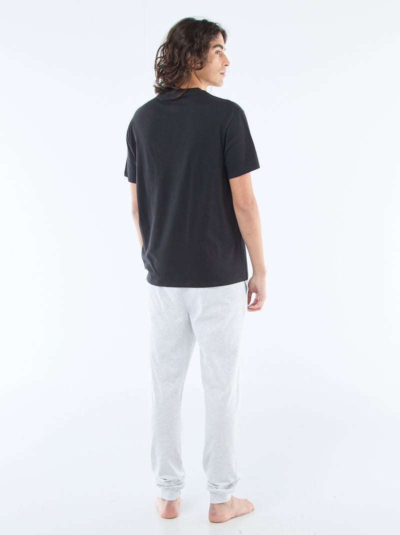 Conjunto de pijama largo 'Ford' - 2 piezas Gris - Kiabi