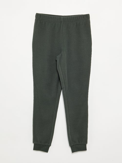 Conjunto de pijama largo gofrado - 2 piezas - Kiabi Conjunto de pijama largo gofrado - 2 piezas - Kiabi