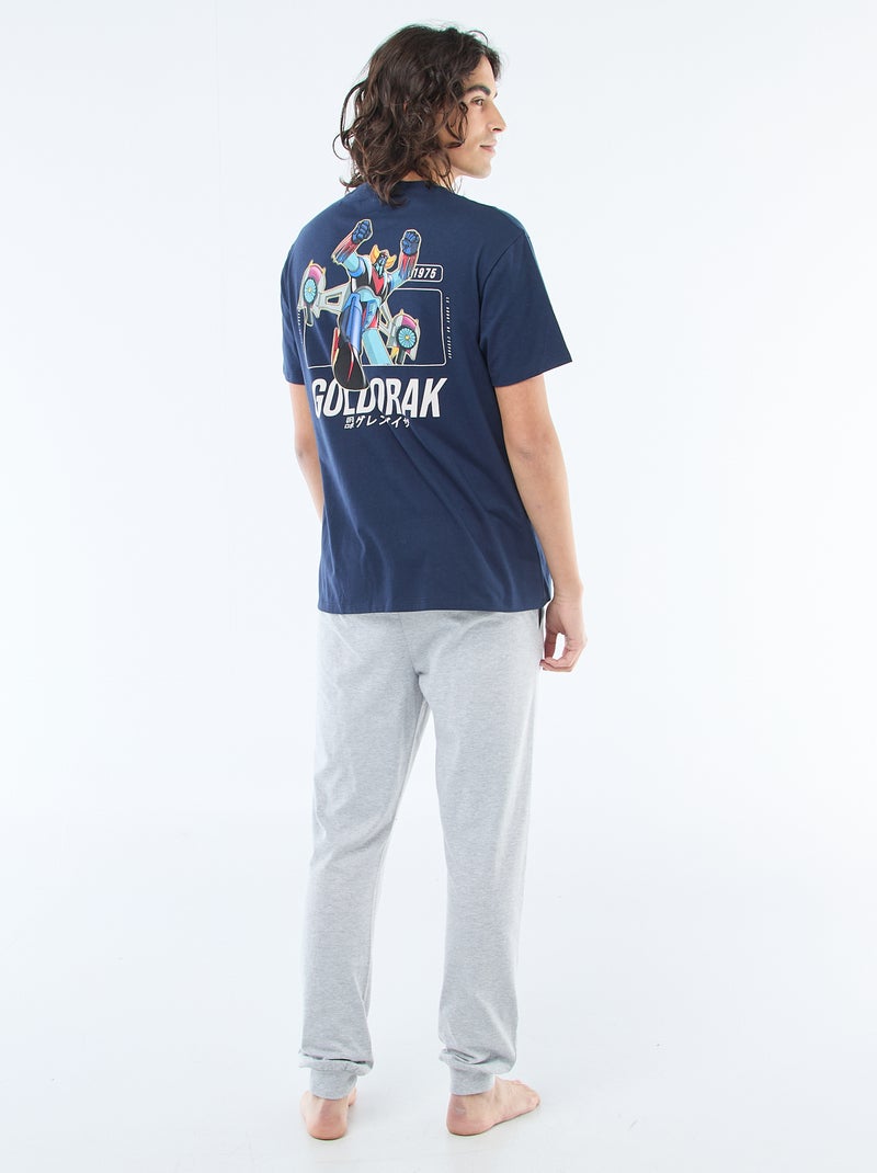 Conjunto de pijama largo 'Goldorak' - 2 piezas Gris - Kiabi