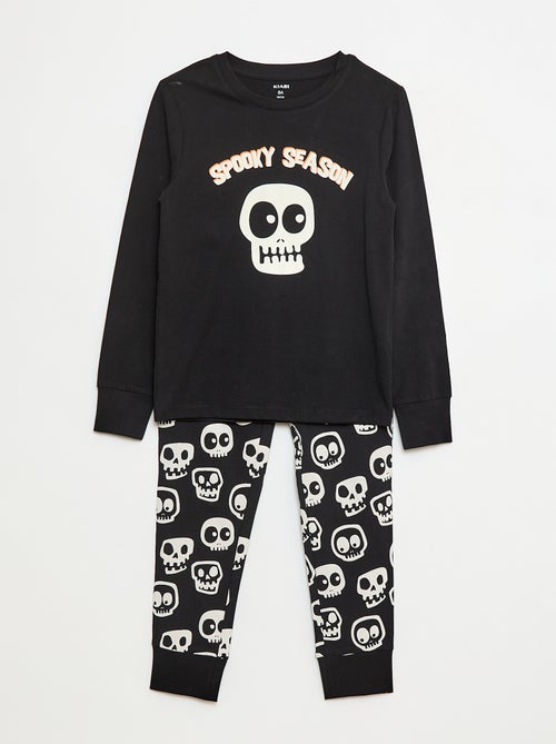 Conjunto de pijama largo 'Halloween' - 2 piezas - Kiabi