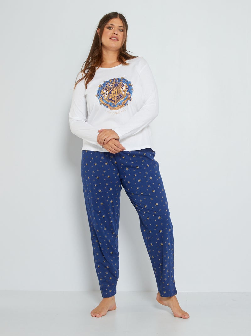 Conjunto de pijama largo 'Harry Potter' BLANCO - Kiabi