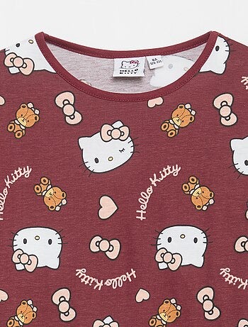 Conjunto de pijama largo 'Hello Kitty' - 2 piezas