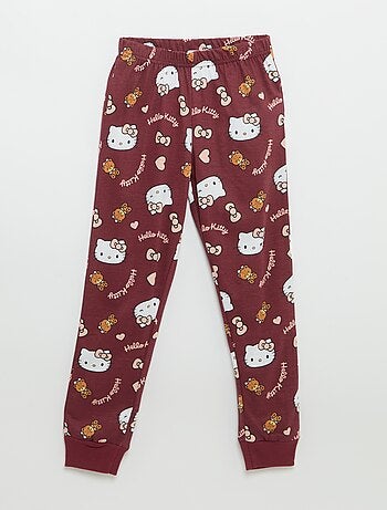 Conjunto de pijama largo 'Hello Kitty' - 2 piezas