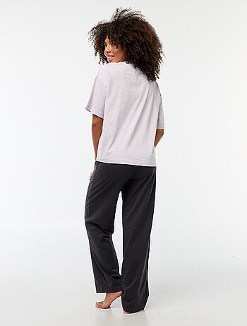 Conjunto de pijama largo 'Kuromi' - 2 piezas