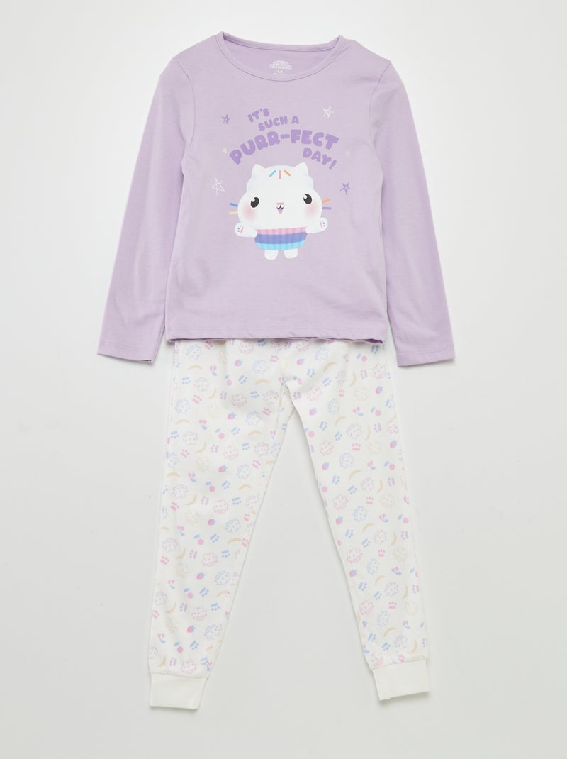 Conjunto de pijama largo 'La casa de muñecas de Gabby' - 2 piezas PURPURA - Kiabi