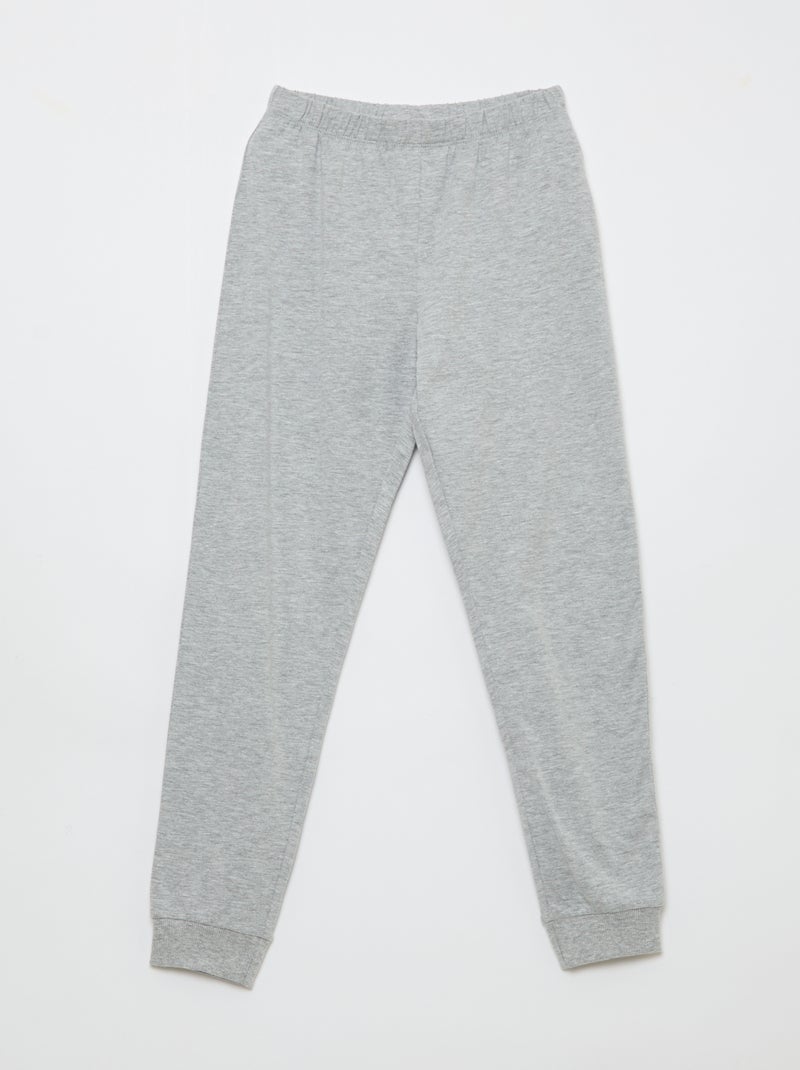 Conjunto de pijama largo 'Mario' - 2 piezas Beige - Kiabi