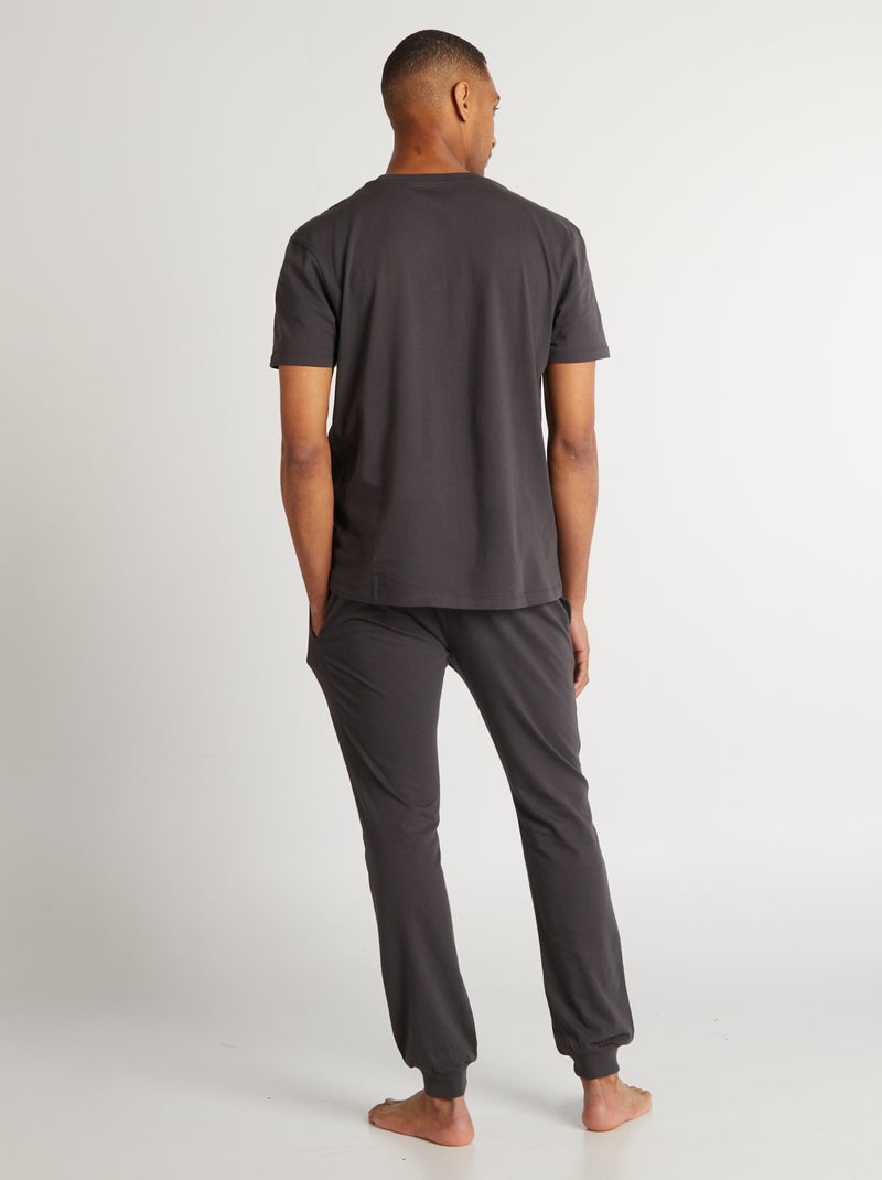 Conjunto de pijama largo 'Minecraft' - 2 piezas GRIS - Kiabi