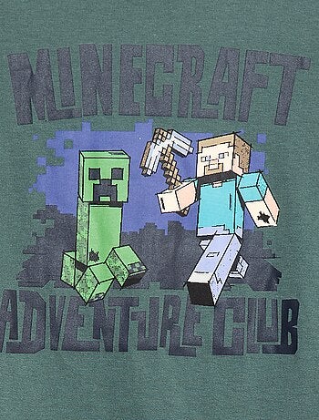 Conjunto de pijama largo 'Minecraft' - 2 piezas