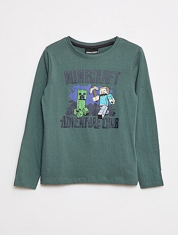 Conjunto de pijama largo 'Minecraft' - 2 piezas