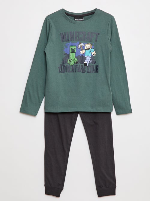 Conjunto de pijama largo 'Minecraft' - 2 piezas - Kiabi