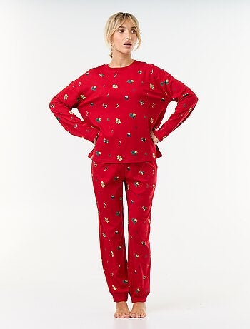 Conjunto de pijama largo 'Navidad' - 2 piezas