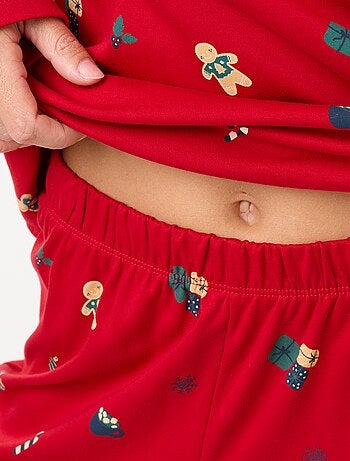 Conjunto de pijama largo 'Navidad' - 2 piezas