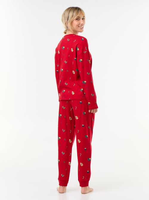 Conjunto de pijama largo 'Navidad' - 2 piezas - Kiabi