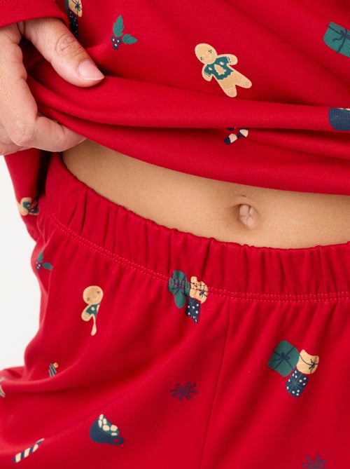 Conjunto de pijama largo 'Navidad' - 2 piezas - Kiabi