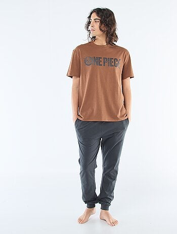 Conjunto de pijama largo 'One piece' - 2 piezas