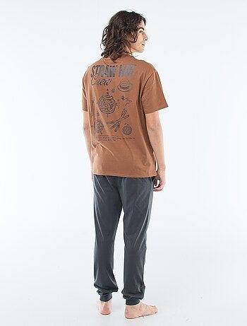 Conjunto de pijama largo 'One piece' - 2 piezas