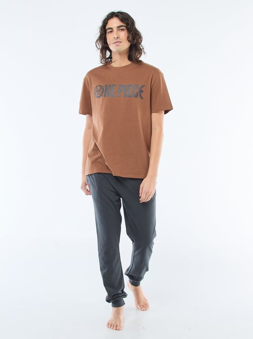 Conjunto de pijama largo 'One piece' - 2 piezas - Kiabi