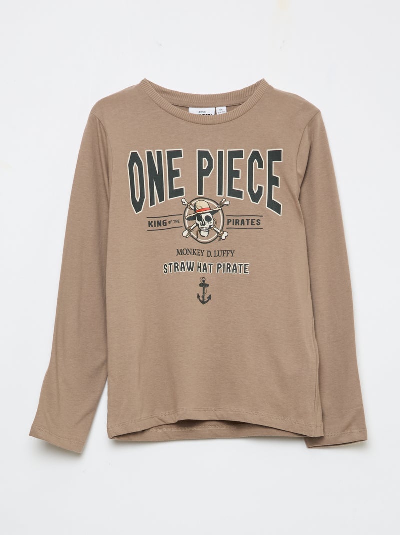 Conjunto de pijama largo 'One Piece' Marron - Kiabi