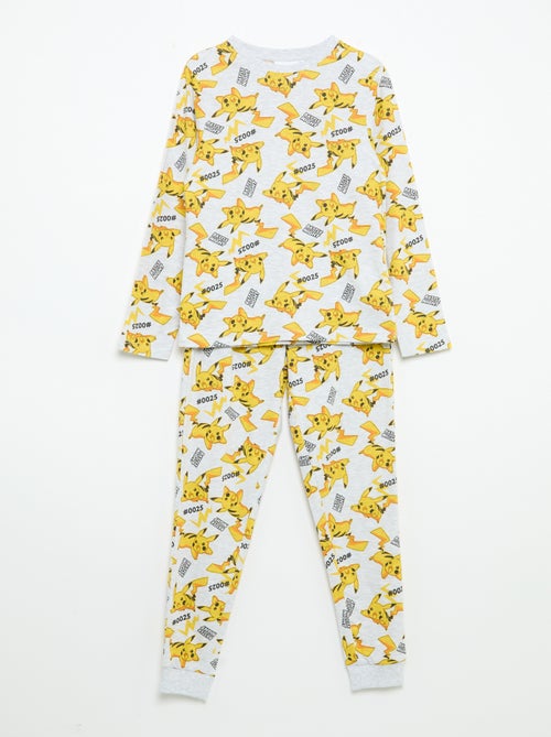 Conjunto de pijama largo 'Pikachu' 'Pokémon' - 2 piezas - Kiabi