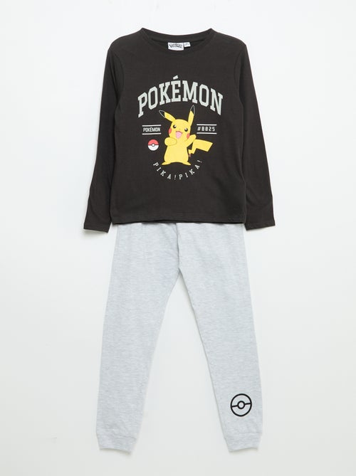 Conjunto de pijama largo 'Pikachu' 'Pokémon' - 2 piezas - Kiabi